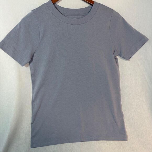 Madewell 100% Cotton T Shirt XXS Blue Short Sleeve Casual Tee - Picture 2 of 6